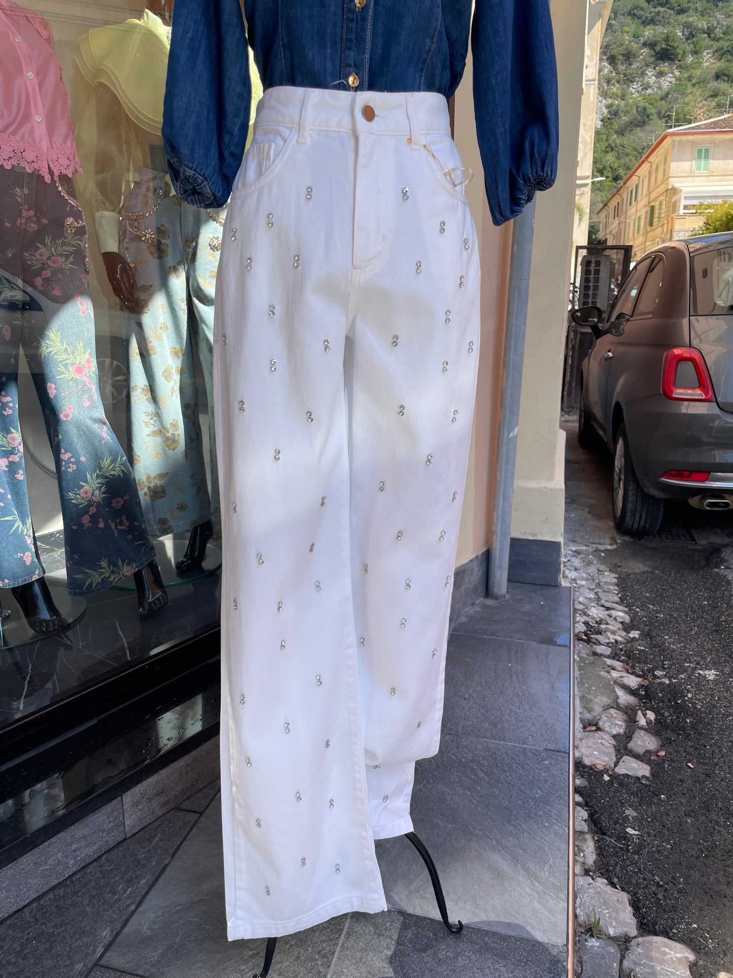 Pantalone Denim Cassiopea - Queguapa