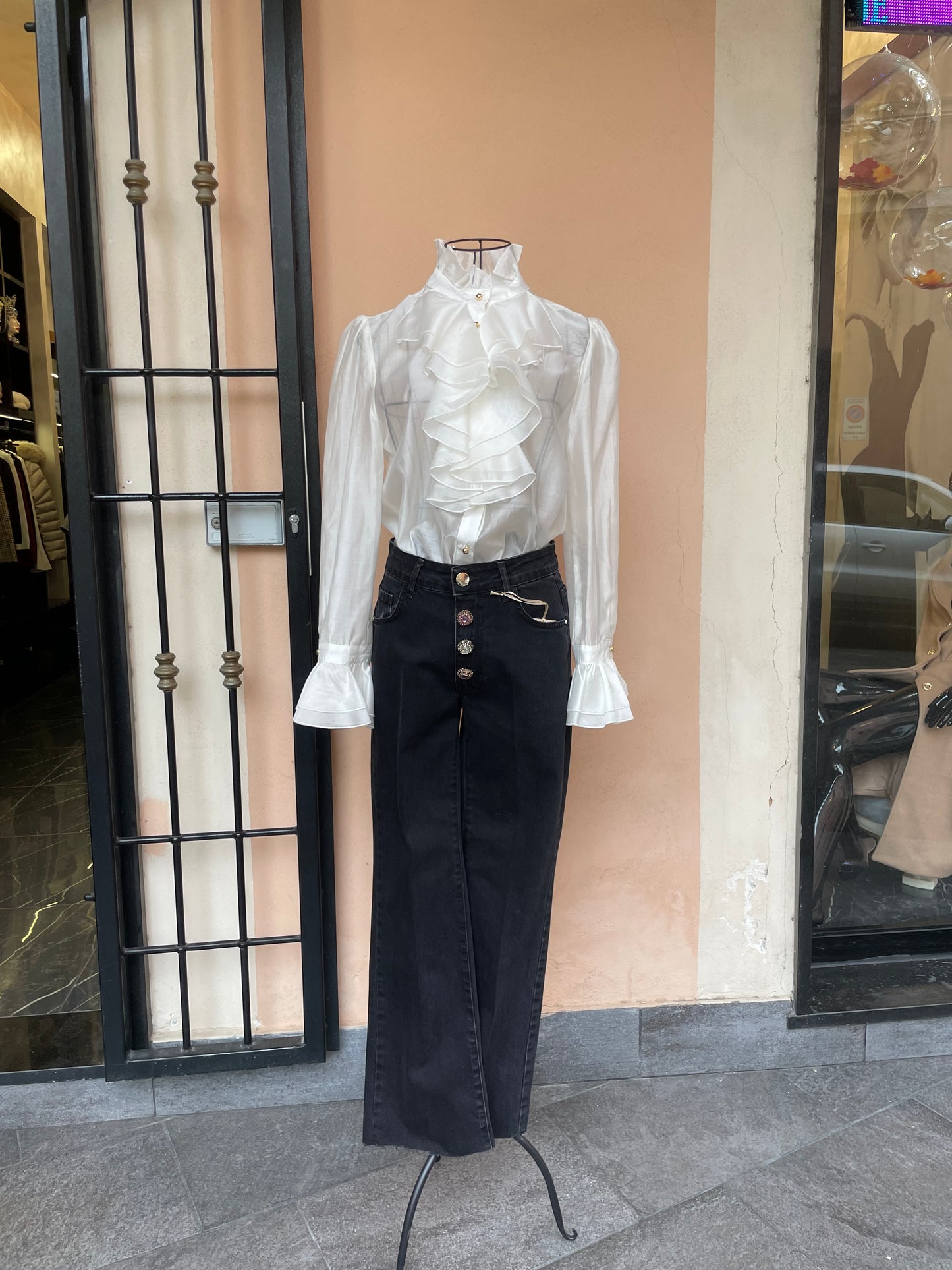 Pantalone denim Sofia - Queguapa