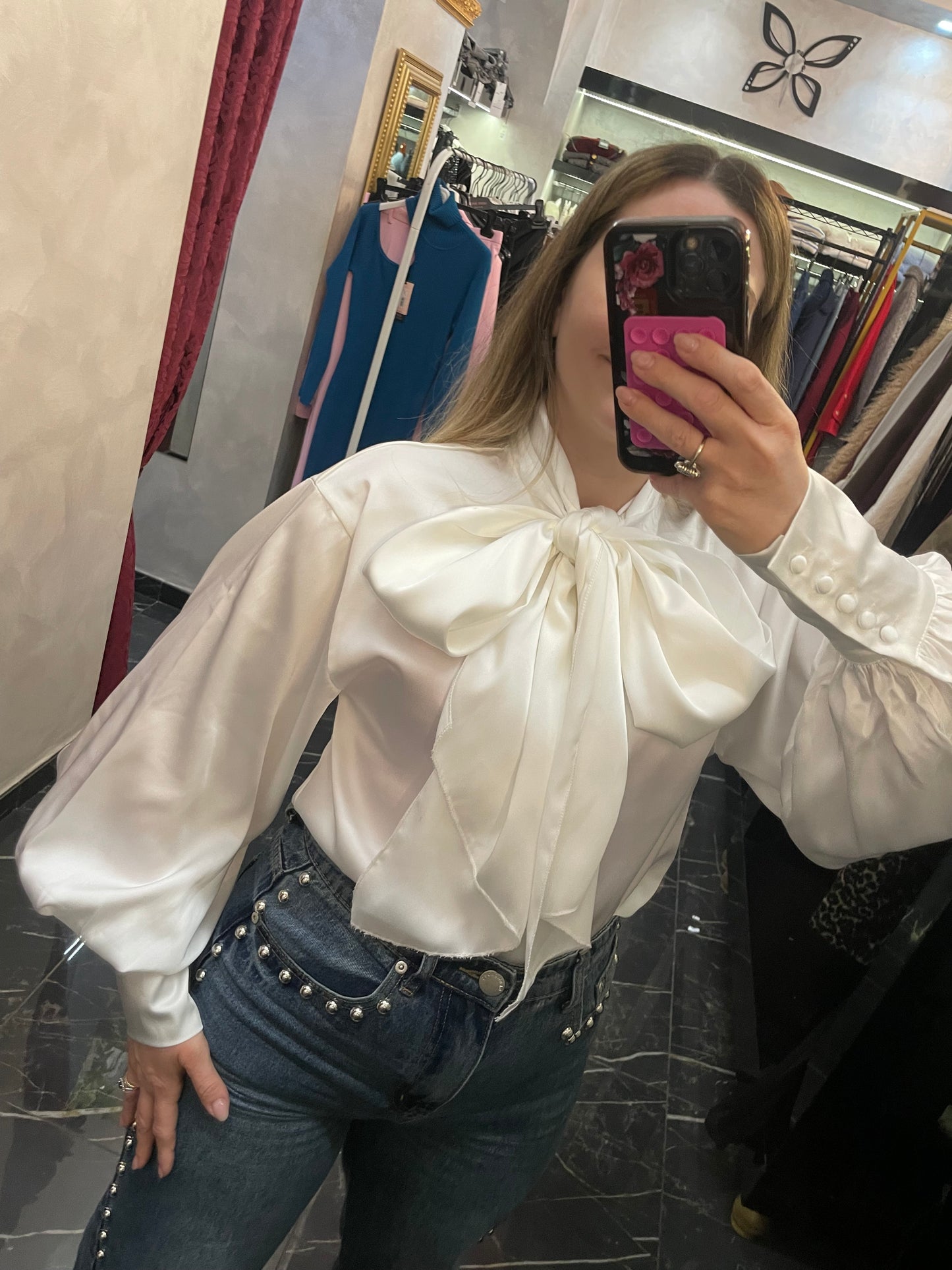 Camicia con fiocco - Glamorous