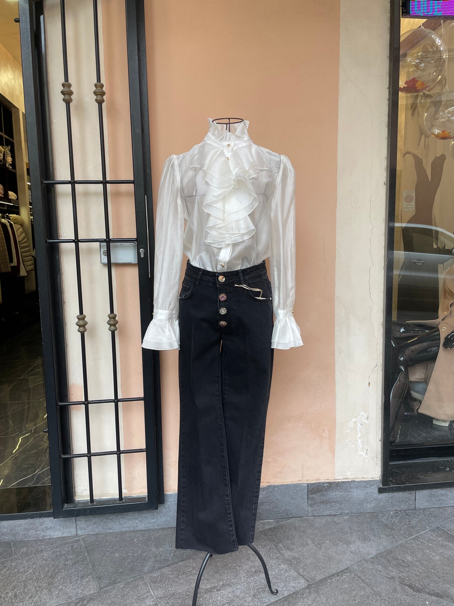 Pantalone denim Sofia - Queguapa