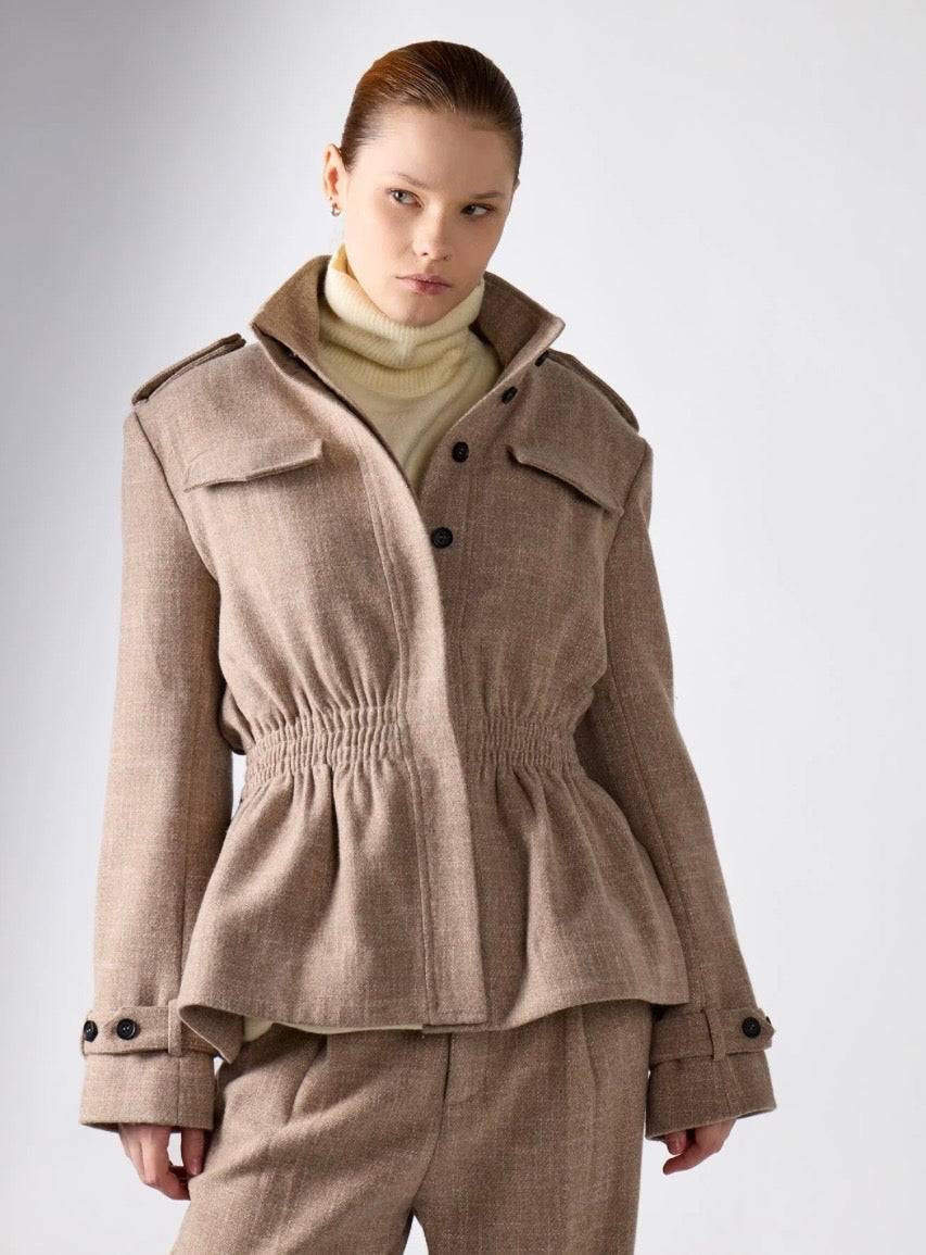 Giacca Con Coulisse In Vita - Glamorous