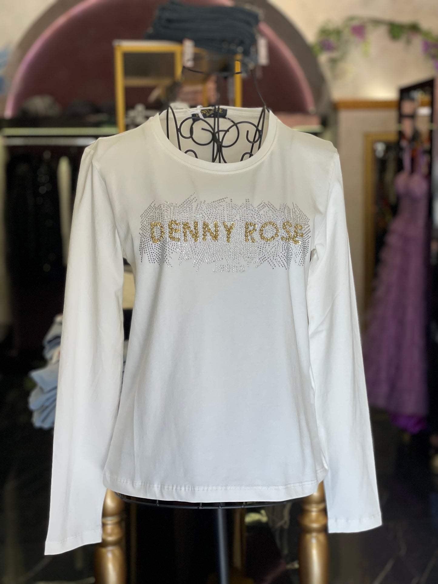 T-shirt in cotone con logo