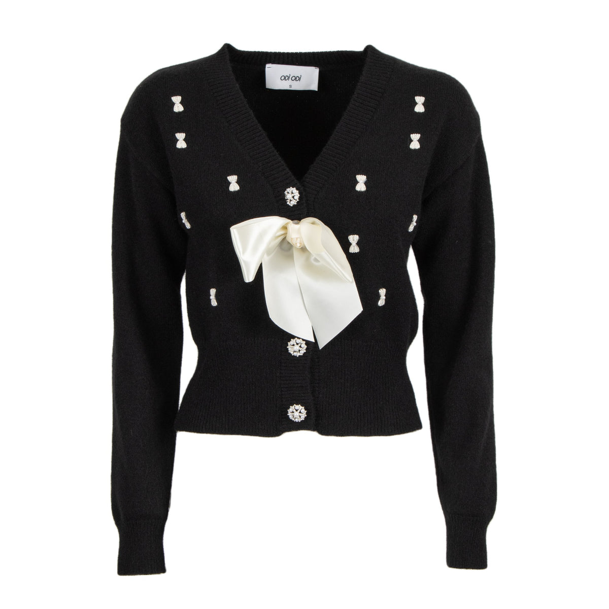 SAMASSI CARDIGAN NERO - ODì ODì