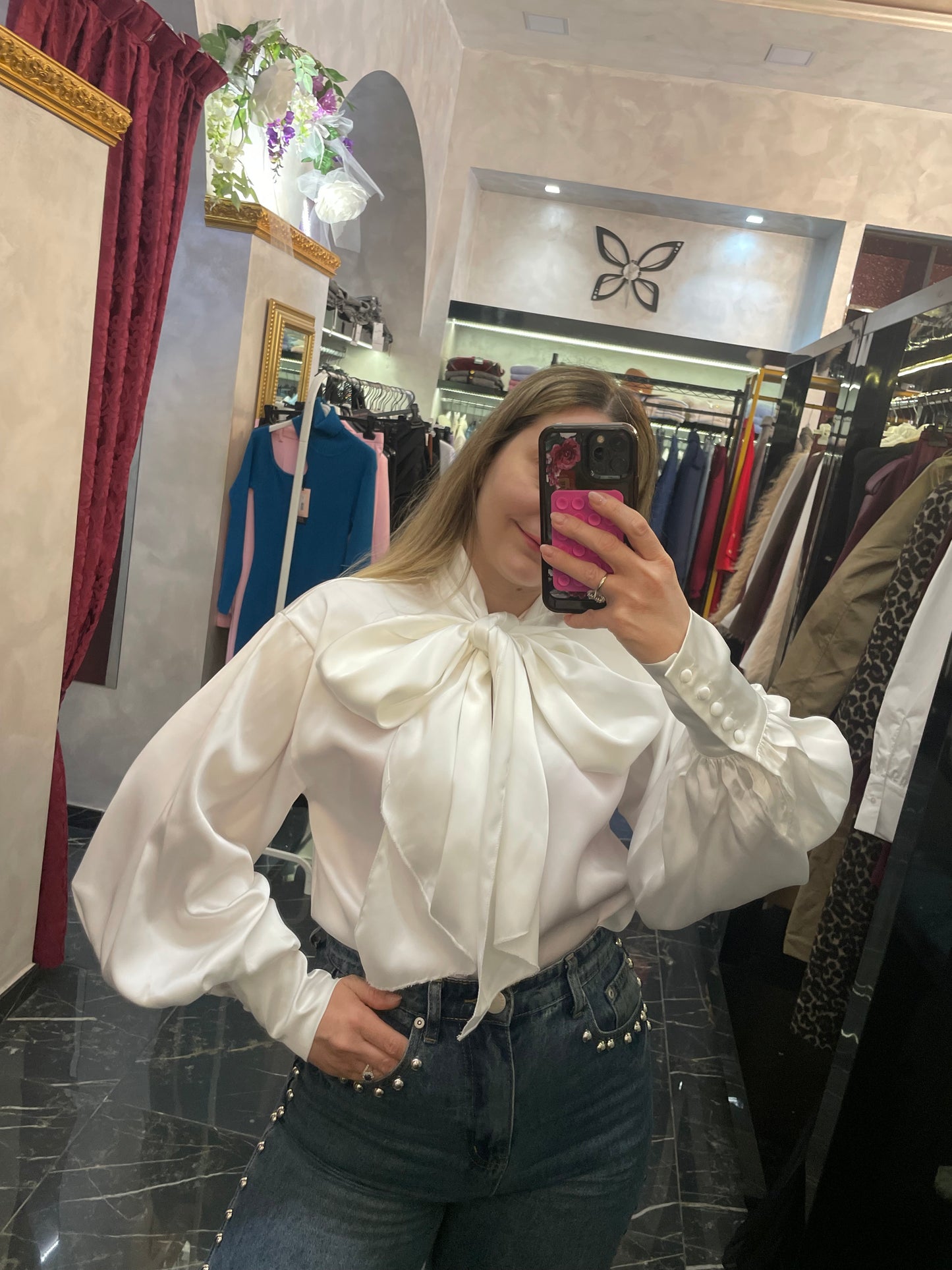 Camicia con fiocco - Glamorous