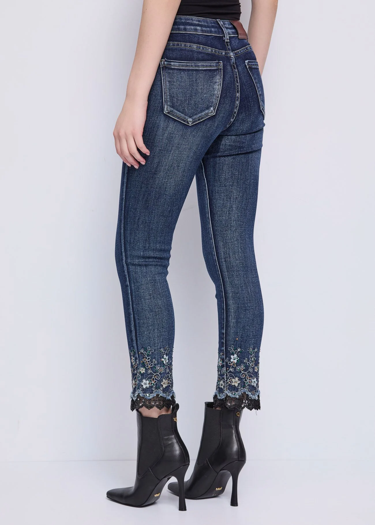 Jeans wide in cotone
