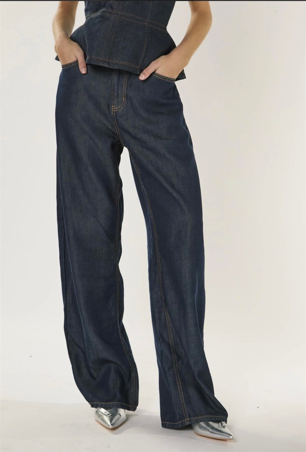 Jeans baloon Indaco Scuro