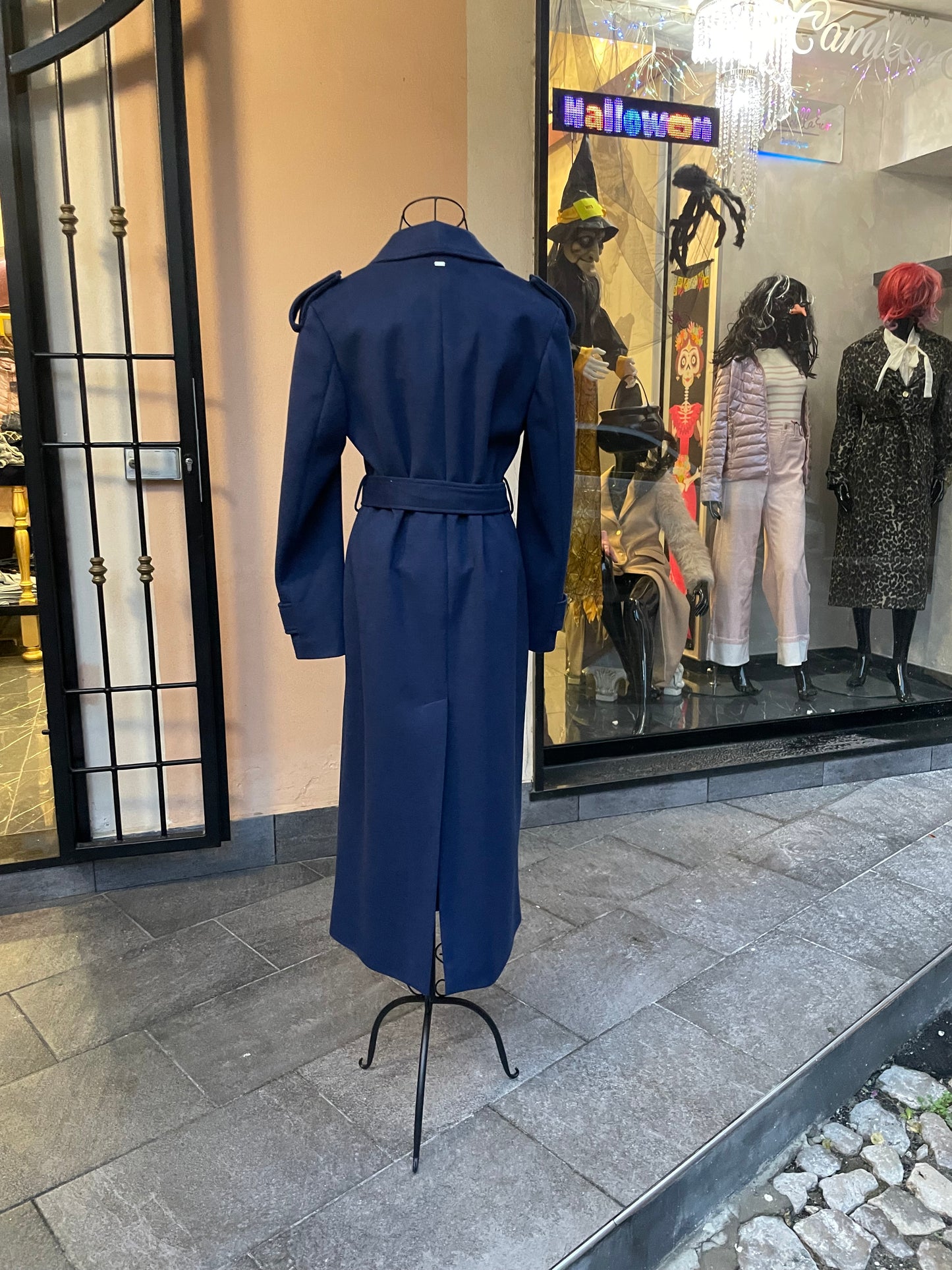 Cappotto doppiopetto Blu