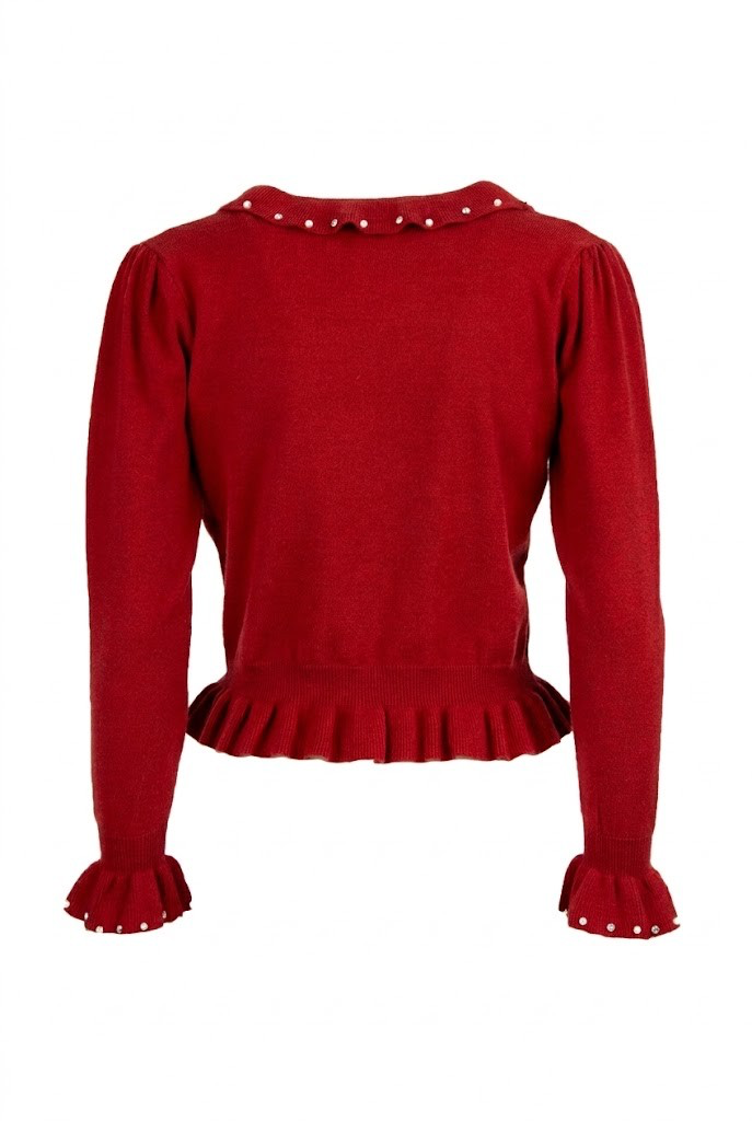 RIPALTA CARDIGAN BORDEAUX - ODì ODì