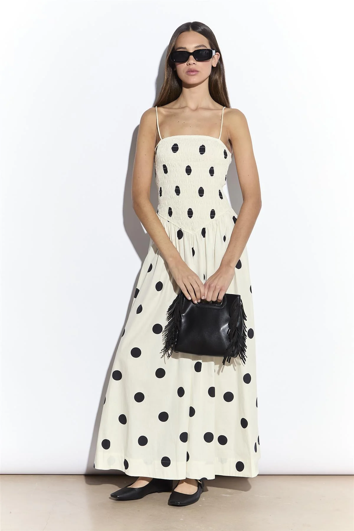 Abito Midi E Stampa A Pois - Glamorous