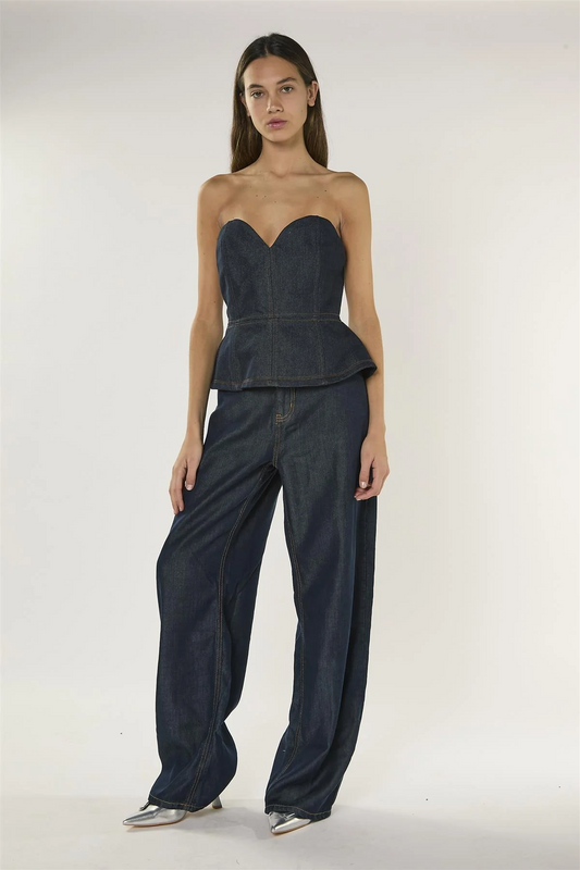Jeans baloon Indaco Scuro