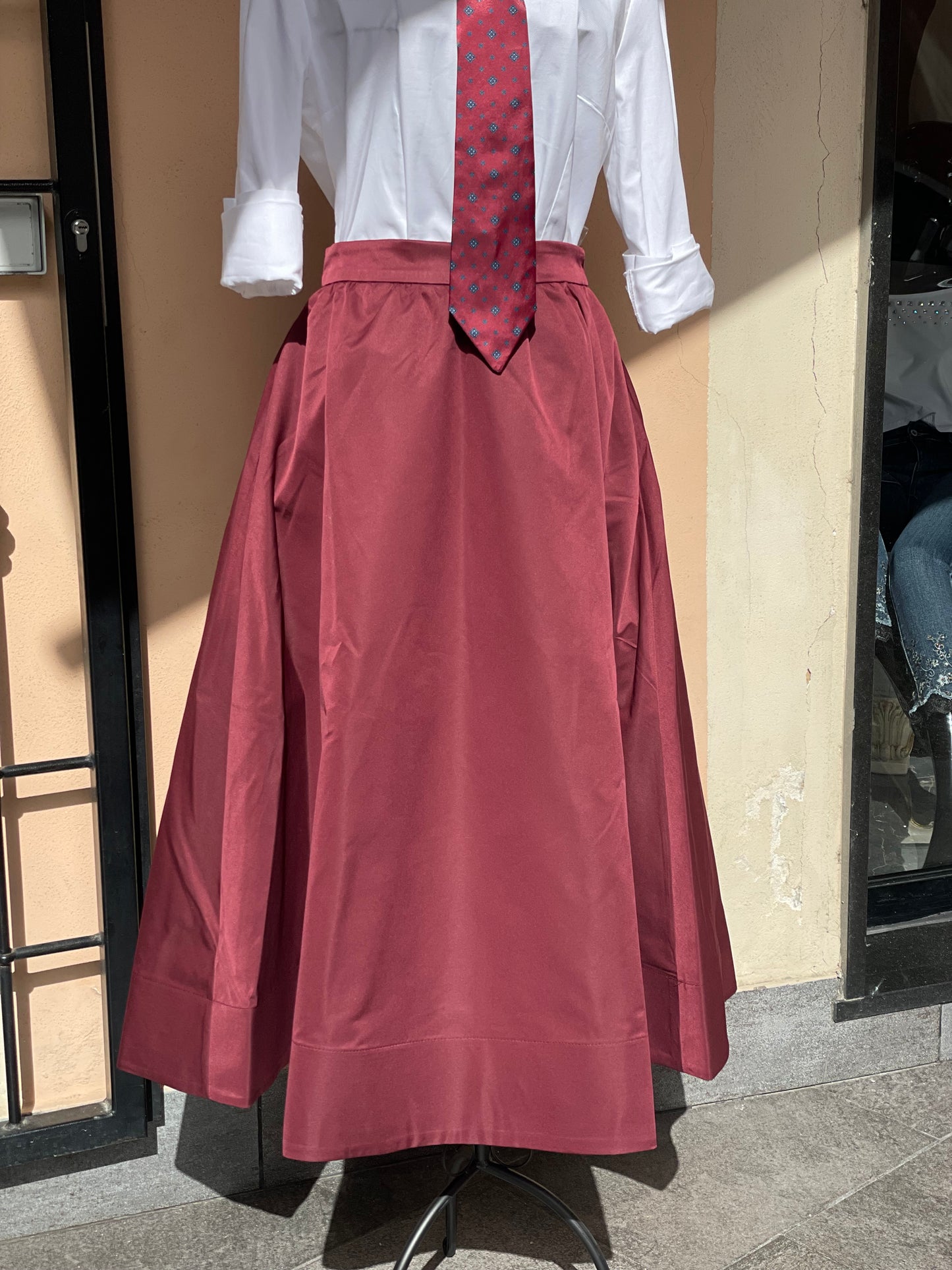 Gonna Midi bordeaux- Glamorous