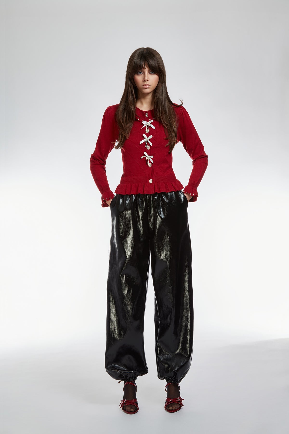 RIPALTA CARDIGAN BORDEAUX - ODì ODì