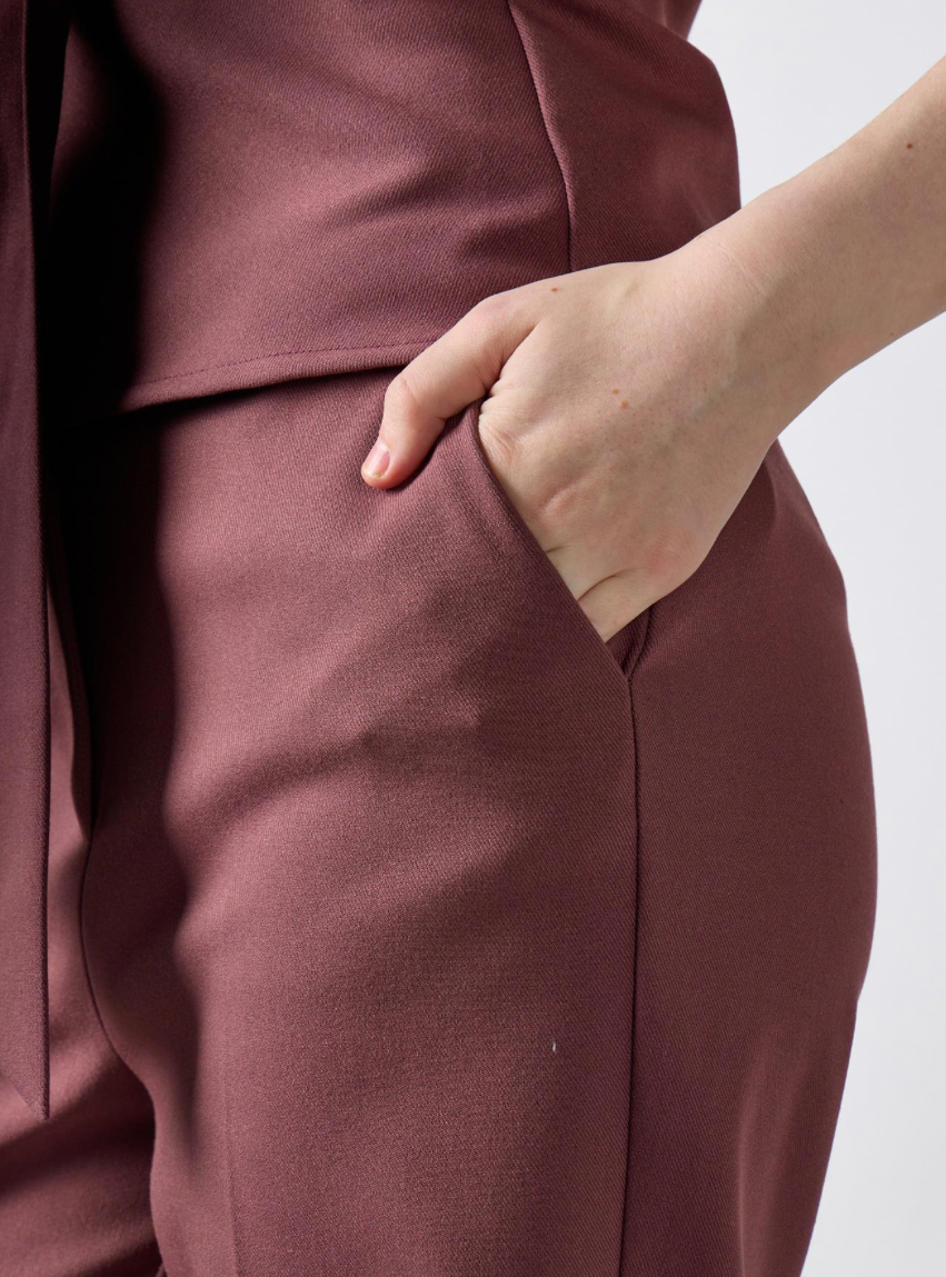 Pantaloni Da Completo Malva - Glamorous