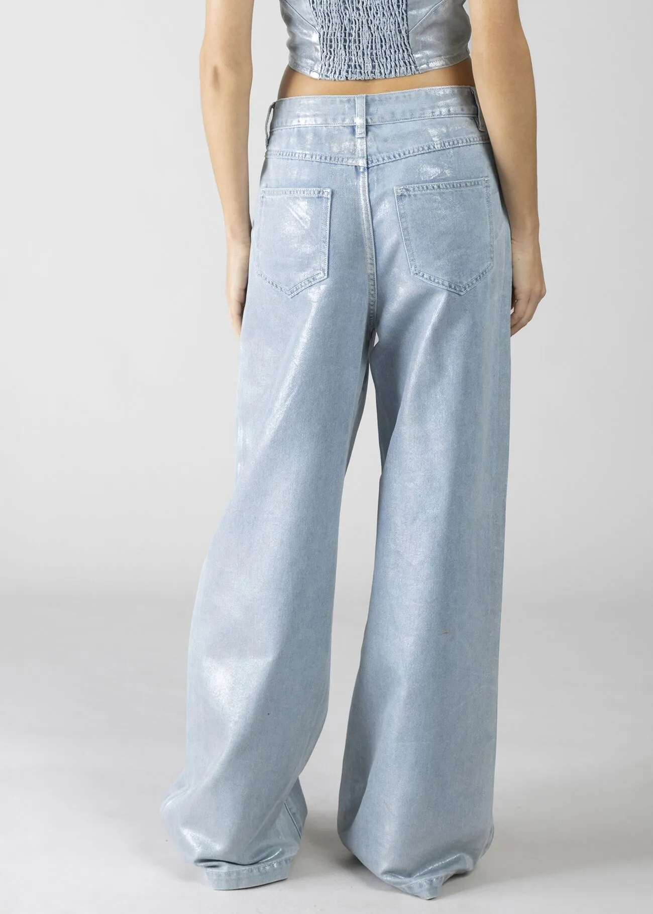 JEANS LAMINATO LIGHT BLUE
