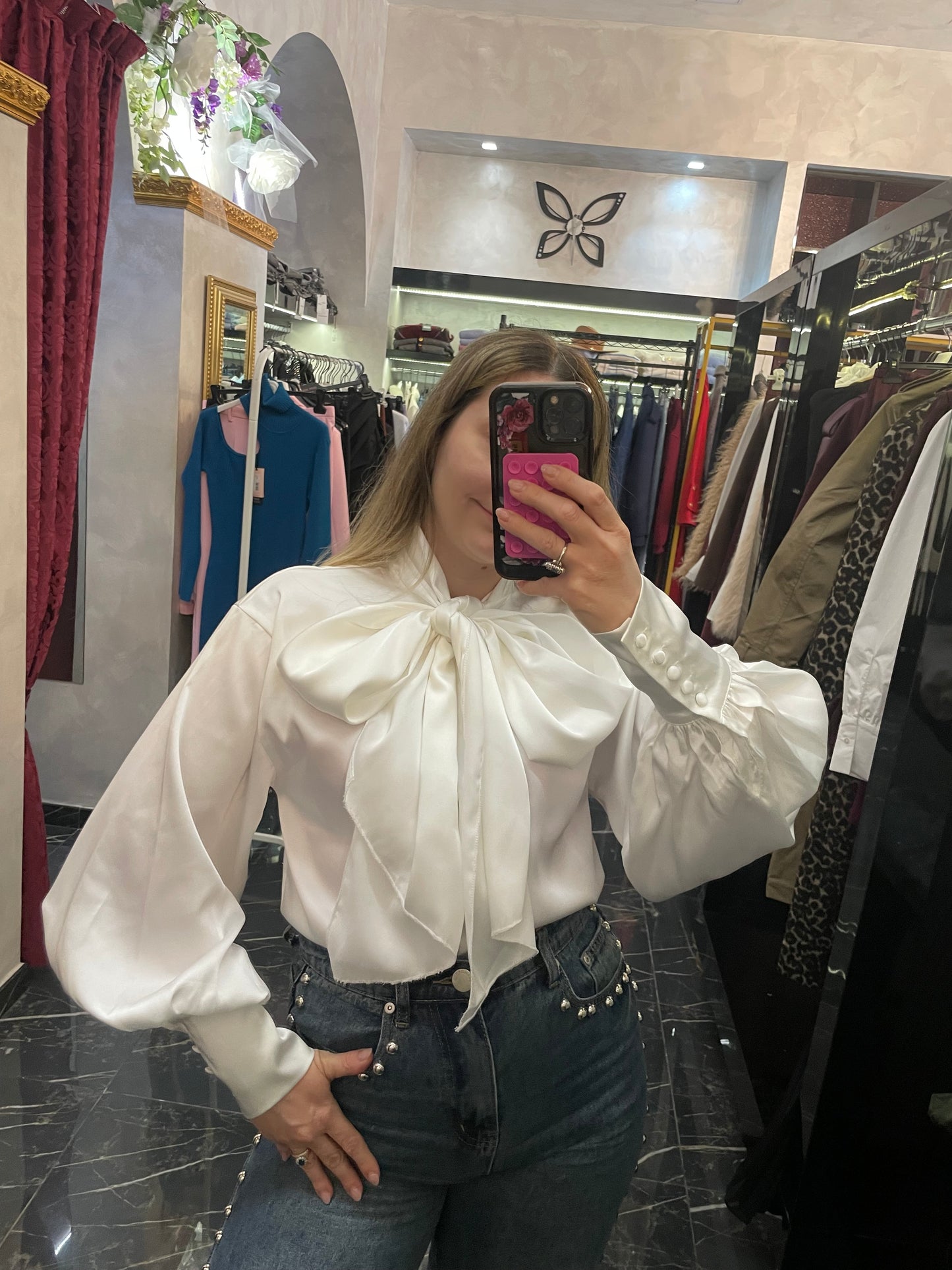 Camicia con fiocco - Glamorous